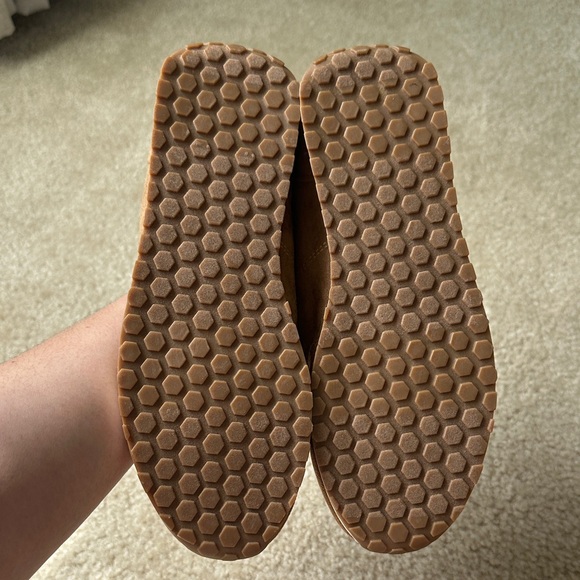 Madden Girl Tan Suede Sneakers with White Laces - Picture 2 of 4